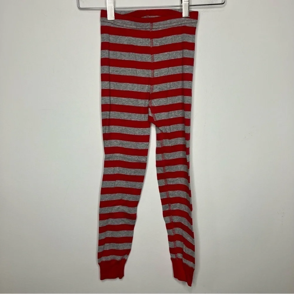 Hanna Andersson red & gray striped pajamas size‎ 5